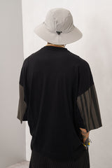 ストライプドオーバーサイズドTシャツ / STRIPED OVERSIZED T-SHIRT (4576079216758)
