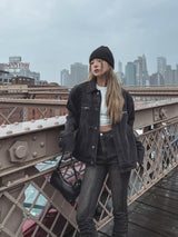 [MADE/UNISEX] Lucid Eyelet Denim Jacket