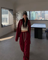 (UNISEX) ウィード起毛ハーフネックジャケット