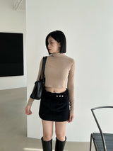 エニーモアクロップポラールTシャツ/Anymore Crop Polar T-shirt (7color)