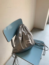 ppocketto silver string bag