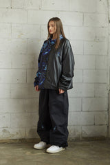Jブルーフラワージャケット/BSR2223FWJK062 J-BLUE FLOWER JACKET BLACK