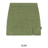 ポイントスリットミニスカート / HIDE Slit Skirt (4606068359286)