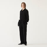PLEATS BANDING PANTS (BLACK) (6579694665846)