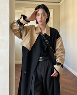 Coming color trench coat (2 color) (6678012231798)