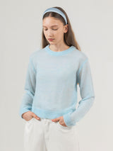 CREW NECK CROP KNIT LIGHT BLUE (6678693183606)