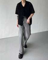 SIXレイワイドデニムジーンズ / SI X-ray wide denim Jeans