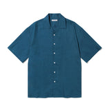 スタンダードステッチリネンシャツ/Standard Stitch Linen Shirt S78 Blue