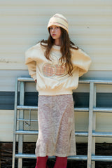 BIG CHERRY NAPPING SWEATSHIRT [CREAM]