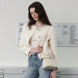 Mila Amulet Bucket Bag_Ivory