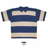 Other Knit Border Short Sleeve T Shirt (3color)