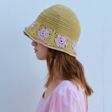 ハンドメイドフラワーズバケットハット / HANDMADE FLOWERS BUCKET HAT