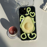 アボカド マグセーフスマホケース ビーズトックセット