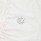 CHERRY STRING SHIRRING WINDBREAKER [WHITE]