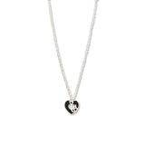 [925 SILVER] Love U Heart Necklace