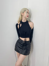 アイストラップセット/346. Eyed strap set (bk, wh)