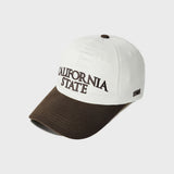 CALIFORNIA 6PANEL CAP (BROWN) (6603656560758)