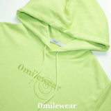 0MW tough cutting hoodie_light green