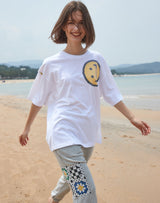 SM:]E プリント オーバーサイズ Tシャツ / SM:]E PRINTED OVERSIZED T-SHIRT WHITE