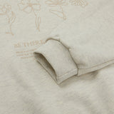 Flower Hand Graphic Sweatshirt [OATMEAL] (6674519064694)