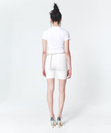 クリスタルモノグラムTシャツ/Crystal Monogram T-shirt White