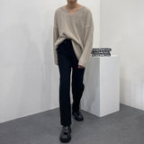 SKハッチVネックニット/SK Hacchi V-neck Knitwear (5 colors)