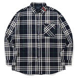 SIGNATURE CHECK SHIRT_NAVY (6688256589942)