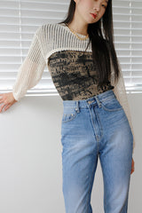 ネットボレロニット/Net Bolero Knit (2color)
