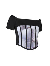 テイクイットオフコルセットオフショルダー / Take It Out Corset Off-Shoulder BLACK