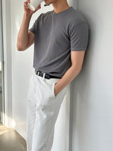 デイパーフェクトマッスルフィットアイスバンドショートスリーブTシャツ / Day Perfect Muscle Fit Ice Bundo Short-Sleeved T-Shirt (9 colors)