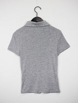 ティアショートスリーブボタンTシャツ/Tear Short Sleeve Button T-shirt (4color)