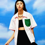 ショートスリーブボンバージャケット/[UNISEX] Short Sleeve Bomber Jacket (Pink)