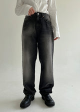 ウィッシュブラックデニムパンツ/no.3618 Wished Black Denim Pants