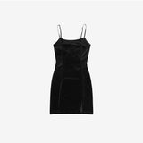 Osh velvet mini dress