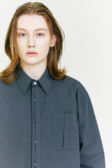 Bar tag Shirt charcoal (6683675459702)