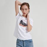 Box cat T-shirt [White] (6679680352374)