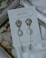 アフロディーテシリーズ - エレガントパールドロップスピアス / Aphrodite Series - Elegant Pearl Drops Piercing