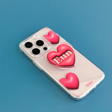 コーラルパラダイスハートバルーンケース / Coral Paradise Heart Balloon Case (Jelly Hard)