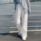 [5color] nylon wide cargo pants