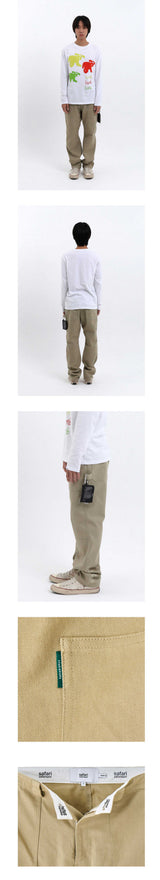 BASIC SAFARI CARPENTER COTTON PANTS (BEIGE)
