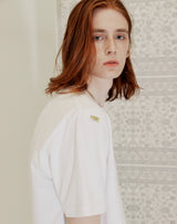 YELLOW TAP REGULAR FIT T-SHIRT WHITE (6691420078198)