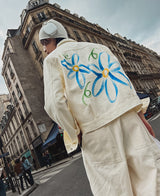 [Hand print]ローカルフラワージャケット (2 color)