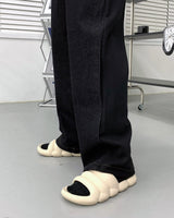 ミックスバンディングワイドデニム / TR2430 Mix Black Banding Wide Denim