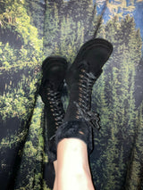 [MADE] Winter Angel Fur Boots (Dark Black)