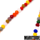 スマイルレインボーネックレス / SMILE RAINBOW NECKLACE /  AB6IX 착용