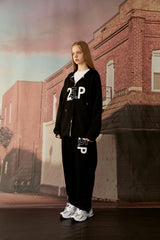 センスロゴフードジップアップ/25P SENSE LOGO HOOD ZIP UP_BLACK