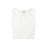 RIBBON SHIRRING TOP