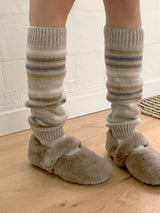モゼンビンテージストライプレッグウォーマー