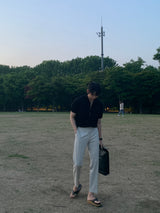 モールドベストフィットクールマックスカプリスラックス / Mould Best Fit Coolmax Capri Slacks (5 colors)