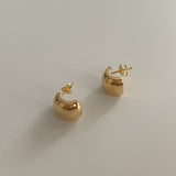 カーブドロップピアス / curve drop earring